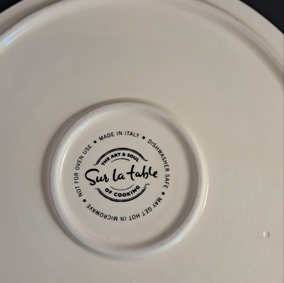 Vtg Sur La Table Italian Countryside Scene Trivet Cheese Tray. Made in Italy - Picture 2 of 3